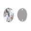 Silver Shade Oval Shape High Quality Glass Sew-on Rhinestones WholesaleRhinestone
