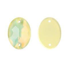 Jonquil AM Oval Shape High Quality Glass Sew-on Rhinestones WholesaleRhinestone