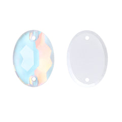 Crystal AM Oval Shape High Quality Glass Sew-on Rhinestones WholesaleRhinestone