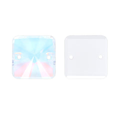 Crystal AM Rivoli Square Shape High Quality Glass Sew-on Rhinestones WholesaleRhinestone