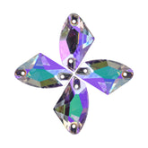 ゴーストライトギャラクティックシェイプ高品質のガラス縫製ラインストーン