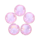 Rosaline Am Xirius Ronde vorm Hoge kwaliteit Glazen Sewing-On Rhinestones