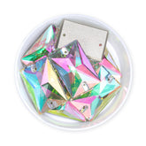 Crystal Phantom Rectangle Shape High Quality Glass Sew-on Rhinestones WholesaleRhinestone