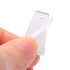 Trapezoid Shape Multi Colors Small Sizes Acrylic Sew-on Mirror For Dance Costume WholesaleRhinestone