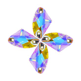 Paradise Shine Galactic Shape High Quality Glass Sew-on Rhinestones WholesaleRhinestone