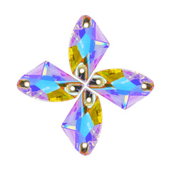 Paradise Shine Galactic Shape High Quality Glass Sew-on Rhinestones WholesaleRhinestone