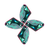 Heliotrope Galactic Shape High Quality Glass Sew-on Rhinestones WholesaleRhinestone
