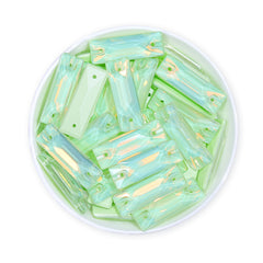 Light Azore AM Cosmic Baguette Shape High Quality Glass Sew-on Rhinestones WholesaleRhinestone