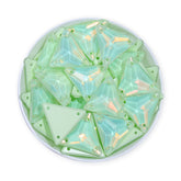 Light Azore AM Triangle Shape High Quality Glass Sew-on Rhinestones WholesaleRhinestone