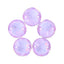 Lavender AM XIRIUS Round Shape High Quality Glass Sew-on Rhinestones WholesaleRhinestone