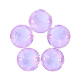 Lavender AM XIRIUS Round Shape High Quality Glass Sew-on Rhinestones WholesaleRhinestone