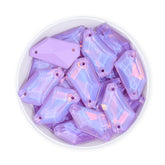 Lavender AM De-Art Shape High Quality Glass Sew-on Rhinestones WholesaleRhinestone