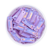 Lavender AM Cosmic Baguette Shape High Quality Glass Sew-on Rhinestones WholesaleRhinestone