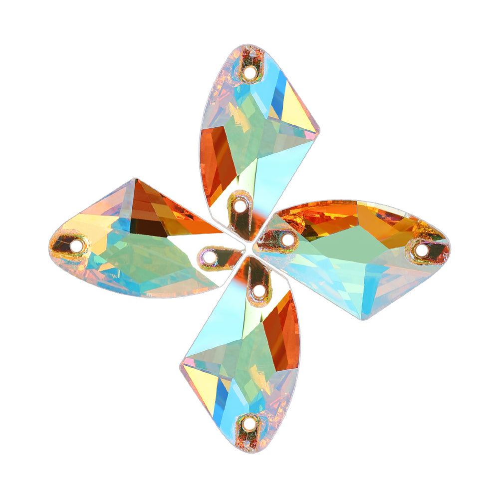 Crystal Sun Galactic Shape High Quality Glass Sew-on Rhinestones WholesaleRhinestone