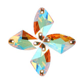 Crystal Sun Galactic Shape High Quality Glass Sew-on Rhinestones WholesaleRhinestone