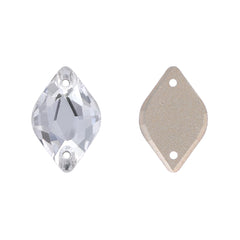 Silver Shade Lemon Shape High Quality Glass Sew-on Rhinestones WholesaleRhinestone