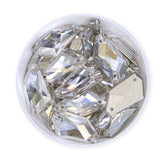 Silver Shade De-Art Shape High Quality Glass Sew-on Rhinestones WholesaleRhinestone