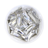 Silver Shade Cosmic Baguette Shape High Quality Glass Sew-on Rhinestones WholesaleRhinestone