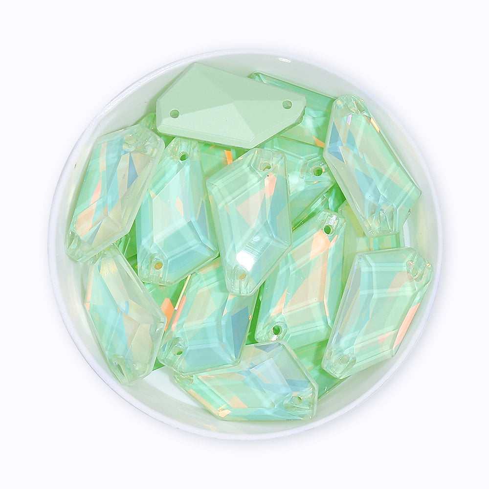 Light Azore AM De-Art Shape High Quality Glass Sew-on Rhinestones WholesaleRhinestone