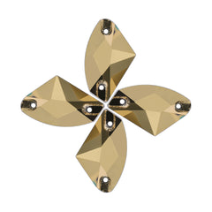 Dorado Galactic Shape High Quality Glass Sew-on Rhinestones WholesaleRhinestone