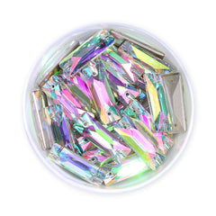 Crystal Phantom Cosmic Baguette Shape High Quality Glass Sew-on Rhinestones WholesaleRhinestone