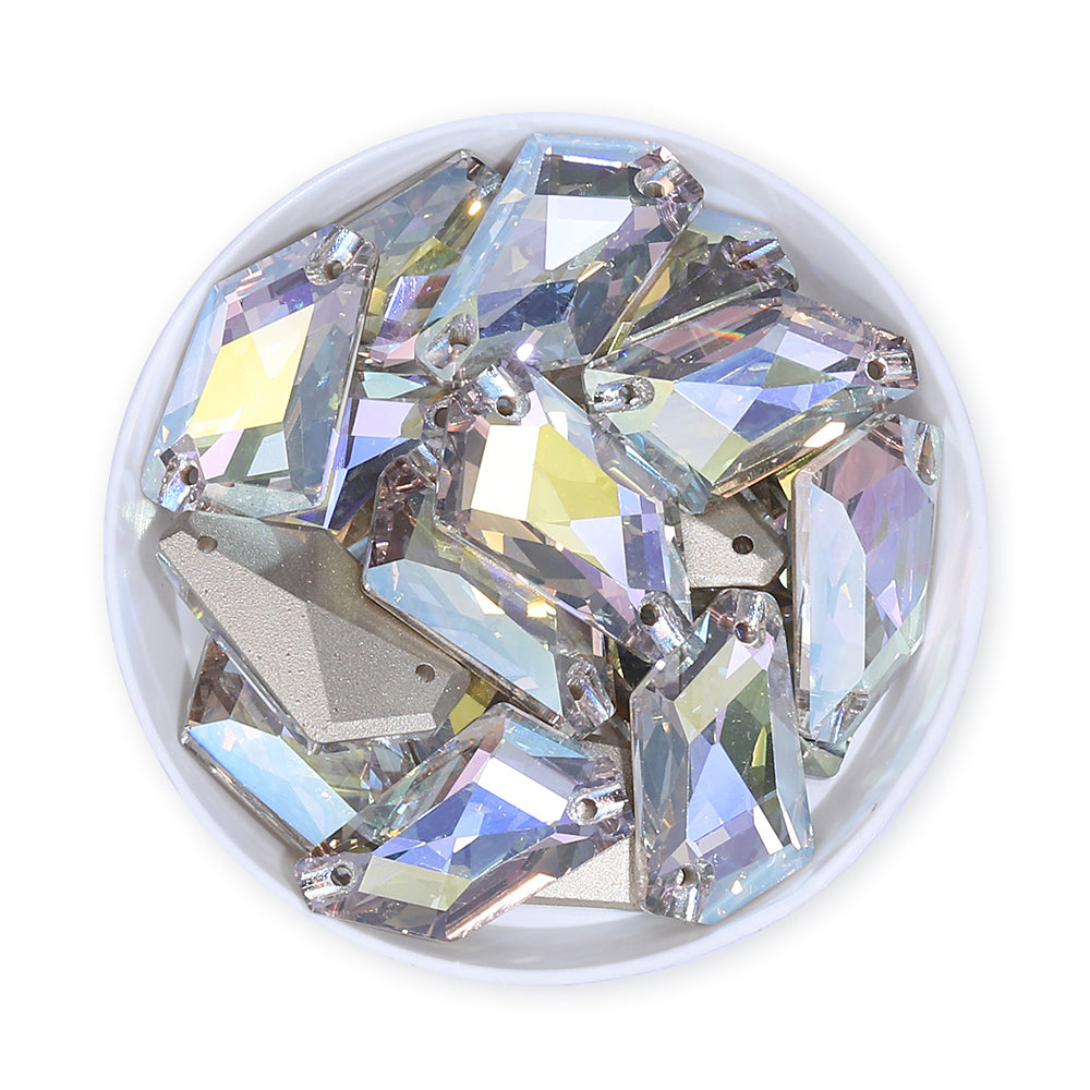 Crystal Transmission De-Art Shape High Quality Glass Sew-on Rhinestones WholesaleRhinestone