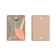 Silk AM Rectangle Shape High Quality Glass Sew-on Rhinestones WholesaleRhinestone
