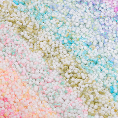 Various Colors Rainbow Effect Peanut Beads Shape Glass Seed Beads In Bulk Package WholesaleRhinestone