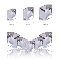 Mixed Sizes Crystal Cosmic Shape High Quality Glass Sew-on Rhinestones WholesaleRhinestone