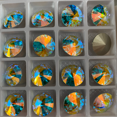 Crystal Starry Phantom Rivoli Shape High Quality Glass Pointed Back Fancy Rhinestones WholesaleRhinestone