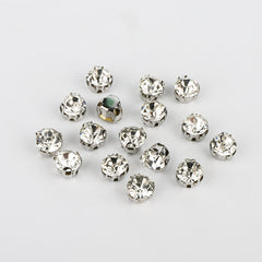 Crystal Sewing 3D Claw Rhinestones Silver Base WholesaleRhinestone