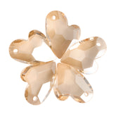 Golden Shadow Devoted 2 U Heart High Quality Glass Rhinestone Pendant WholesaleRhinestone