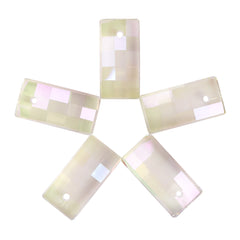 Luminous Green Urban Shape High Quality Glass Rhinestone Pendant WholesaleRhinestone