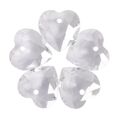 Silver Shade Heart Cut High Quality Glass Rhinestone Pendant WholesaleRhinestone