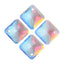 Light Crystal AB Princess Cut High Quality Glass Rhinestone Pendant WholesaleRhinestone