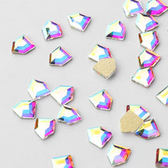 Pentagon Shape Crystal AB Flat Back Fancy Rhinestones WholesaleRhinestone