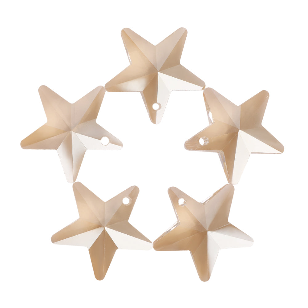 Golden Shadow Star Shape High Quality Glass Rhinestone Pendant WholesaleRhinestone