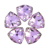 Vitrail Light Trilliant Shape High Quality Glass Sew-on Rhinestones WholesaleRhinestone