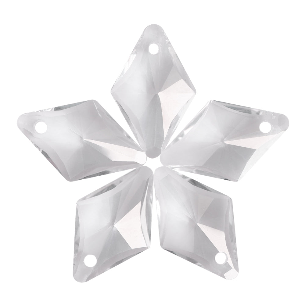 Silver Shade Rhombus High Quality Glass Rhinestone Pendant WholesaleRhinestone