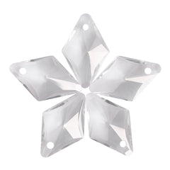 Silver Shade Rhombus High Quality Glass Rhinestone Pendant WholesaleRhinestone