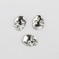 Skull Shape Crystal Flat Back Fancy Rhinestones WholesaleRhinestone