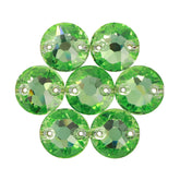 Peridot XIRIUS Round Shape High Quality Glass Sew-on Rhinestones WholesaleRhinestone