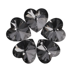 Silver Night XILION Heart High Quality Glass Rhinestone Pendant WholesaleRhinestone