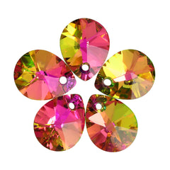 Vitrail Rose XILION Mini Pear High Quality Glass Rhinestone Pendant WholesaleRhinestone