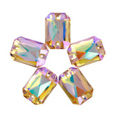 Paradise Shine Octagon Shape High Quality Glass Sew-on Rhinestones WholesaleRhinestone