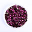 Fuchsia Glass Flat Back Glue-on Rhinestones 16 Cut Facets In Bulk WholesaleRhinestone