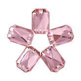 Light Rose Octagon Shape High Quality Glass Sew-on Rhinestones WholesaleRhinestone