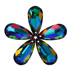 Volcano Tear Drop High Quality Glass Rhinestone Pendant WholesaleRhinestone