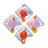 Crystal Shimmer Princess Cut High Quality Glass Rhinestone Pendant WholesaleRhinestone
