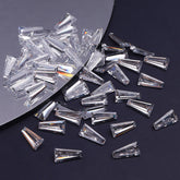 Trapezoid Shape Pointed Back Crystal Cubic Zirconia Stones For Jewelry Restoration WholesaleRhinestone